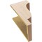 Ekena Millwork 11"W x 11"D x 22"H Wide Newport Rough Cedar Woodgrain TimberThane Corbel, Primed Tan CORUR11X11X22NEWRCPR - alternate 2